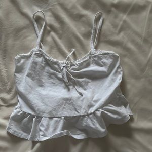 White crop top
